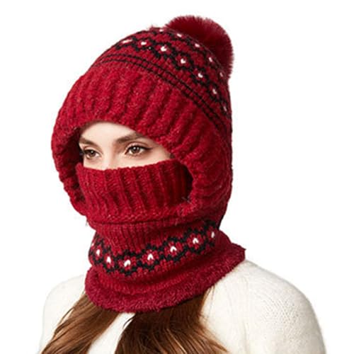 Bonnet thermique femme anti-vent et ajustable pour le grand froid