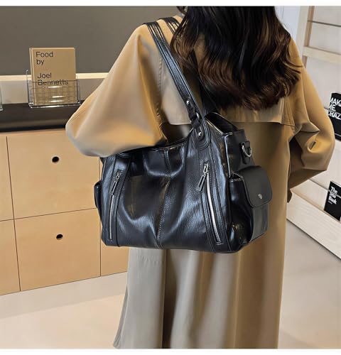 Bolso Tote Crossbody grande para mujer estilo retro miniatura 4