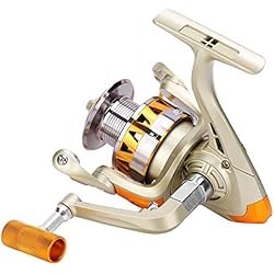 Carretes De Pesca Profesionales Tomanbery Accesorio de Pesca portátil Carrete de Pesca Giratorio Resistente al Desgaste Profesional para Pescadores para Accesorios de Pesca