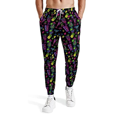 Rashmika Retro 80s Neon Jogger Pants Cover
