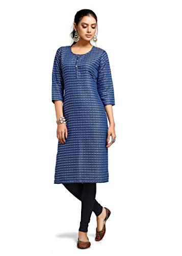 Image of Shiv Textiles Women's Cotton Regular Fashion Kurti