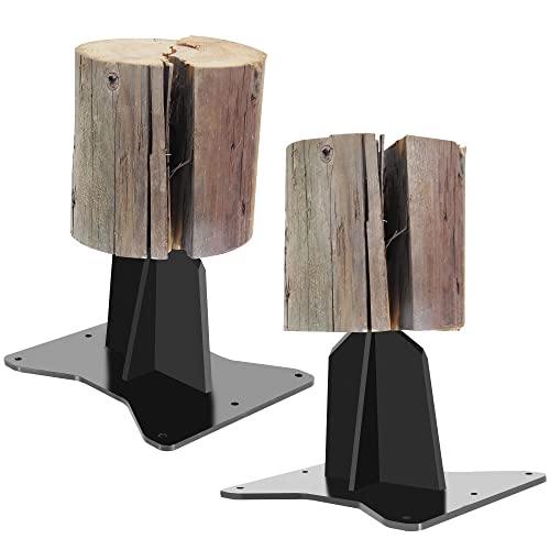 Geimrsy Firewood Kindling Splitter for Wood Stove Fireplace and Fire Pits, High Strength Structural Manual Log Splitter, Kindling Wood Splitter Cracker Wedge for Outdoor, Pointed Head (Style-B)