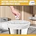 105 Count Small Trash Bags, 4 Gallon Garbage Can Liners - Unscented Wastebasket Trash Bags for Bathroom, Kitchen, Bedroom, Cleaning Supplies (15 Liter)