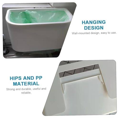 Papelera Colgante para Puerta de Gabinete Cocina Blanca miniatura 5