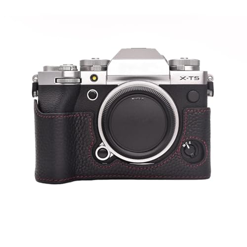 Étui Fuji XT5 appareil photo Fujifilm X-T5 housse cuir véritable Rieibi noir