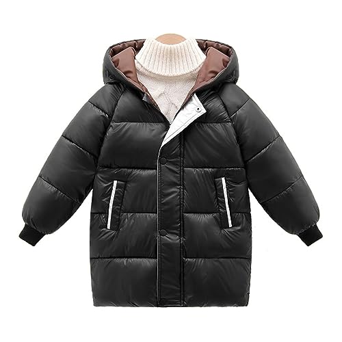 Girls Thicken Winter Coats Fleece Lined Padded Hooded Puffer Jacket Kids Water Proof Snow Clothes Winter Coats for Women2