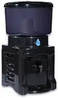 Filtro Água Preto 8,6 Litros 1 Vela Tripla Ação 1 Boia Cuba De Cerâmica