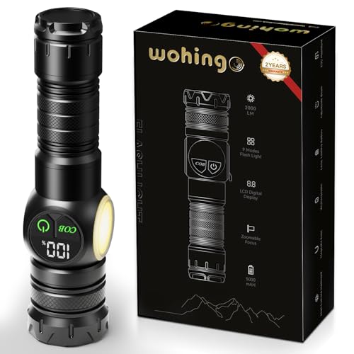 Flashlight Rechargeable 2000 High Lumens...