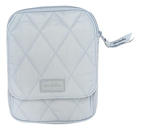 Vera Bradley Cotton Mini Hipster Crossbody Purse with RFID Protection, Sea Salt Blue3