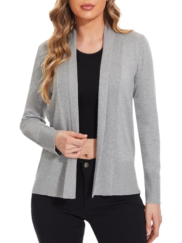 Image of Open Front Cardigan Sweaters for Women Short Knit Cardigan Jackets