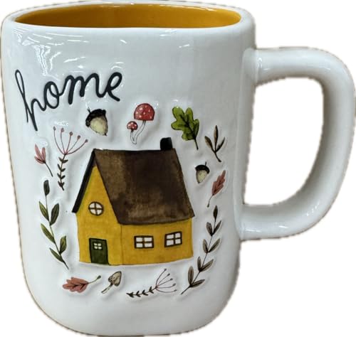 Rae Dunn Ceramic Coffee Mug, Home (Fall All Around)