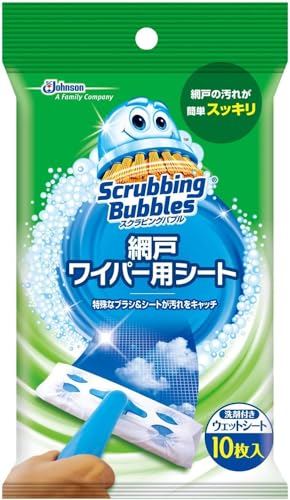 スクラ ビングバブル網戸ワイパー用シート10枚 × 3個セット
