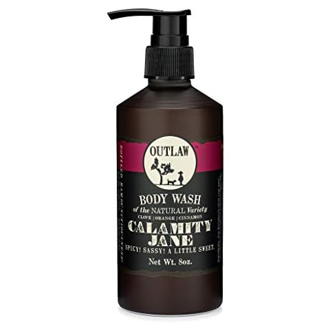 Natural Body Wash - Clove, Orange, Cinnamon, & Whiskey - Outlaw Calamity Jane - Spicy & Sweet, Like a Legend - 8 Fluid Ounces Cover