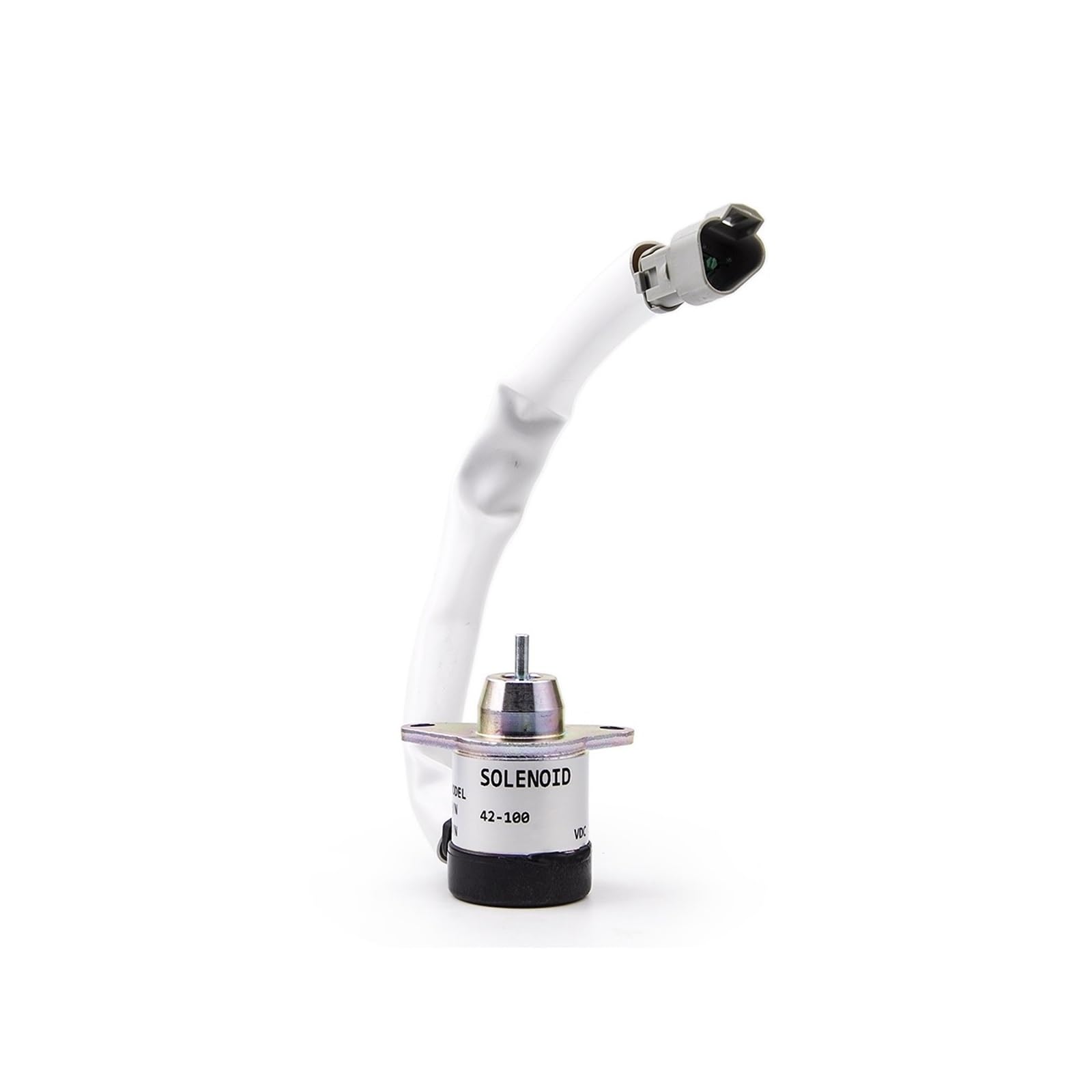 Solenoide de corte de combustible Solenoide de apagado de combustible para válvula de extinción de incendios de motor diésel DC12V 42-100, compatible con Yanmar 1500-3076, Thermo King