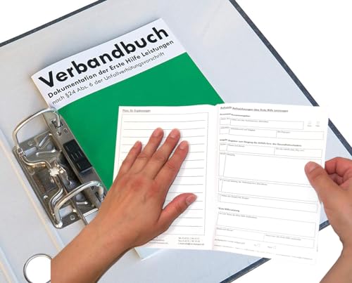 HM Arbeitsmedizin Meldeheft/Meldeblock DIN A5 mit abreißbaren Seiten - DSGVO-konform