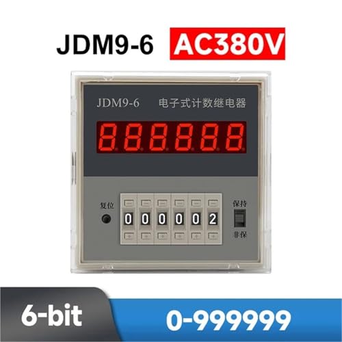 Relé de acumulación JDM9-6 contador de 6 dígitos para sensor 3