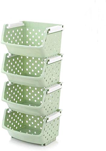 Evite alimentos dañados usando el carrito organizador de cocina con ruedas grande