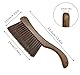 Woooden Sofabürste, Bettbürste, Besenreinigungswerkzeug, weiche Borstenbürste, natürlicher Massivholzgriff,Staubbürste,Handbesen für Theke, Bett, Sofa, Auto, Kamin, Kleidung, Möbel,Laken (Braun)