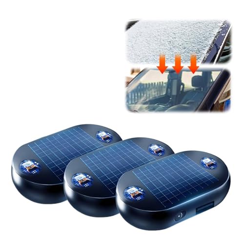 2026 All-New Upgraded Snow Remover for Cars,Anti-Freeze Electromagnetic Car Snow Removal Device, Portable Solar Electromagnetic Molecular Interference Freeze and Snow Remover Instrument