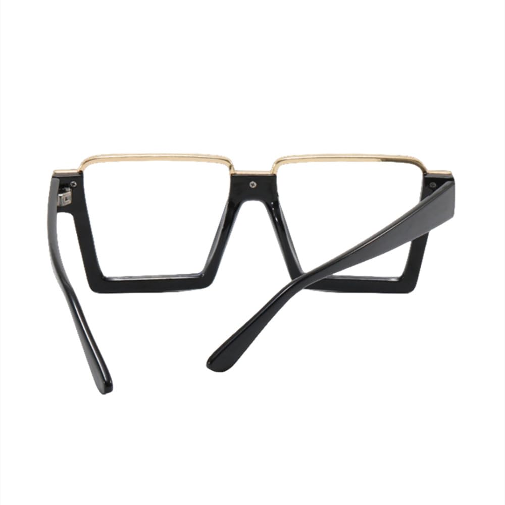 LVTFCO Modne Półoprawki Dekoracyjne Okulary dla Kobiet - Moda Przezroczyste