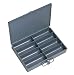 Durham 213-95-IND Gray Cold Rolled Steel Individual Small Scoop Box, 13-3/8" Width x 2" Height x 9-1/4" Depth, 8 Compartment