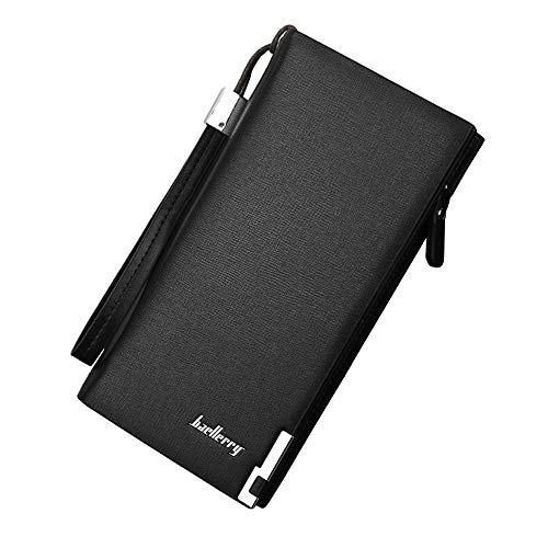 Carteira Masculina Longa Multifuncional Para Cartões Celular