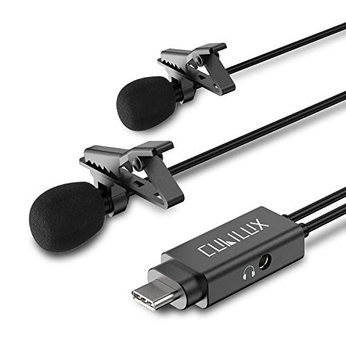 Exclusive Discount 80% Offer Cubilux MLC-3 USB C Dual Lavalier Microphones with 3.5mm Monitoring Headphone Jack, Type C Lapel MIC for Interview, Co-Host, for 2020/2018 iPad Pro, Samsung Note 20 Ultra Note 10 S20, Pixel 4 3 XL Super Cheap 🛒 Cubilux MLC-3 USB C Dual Lavalier Microphones with 3.5mm Monitoring Headphone Jack, Type C Lapel MIC for Interview, Co-Host, for 2020/2018 iPad Pro, Samsung Note 20 Ultra Note 10 S20, Pixel 4 3 XL