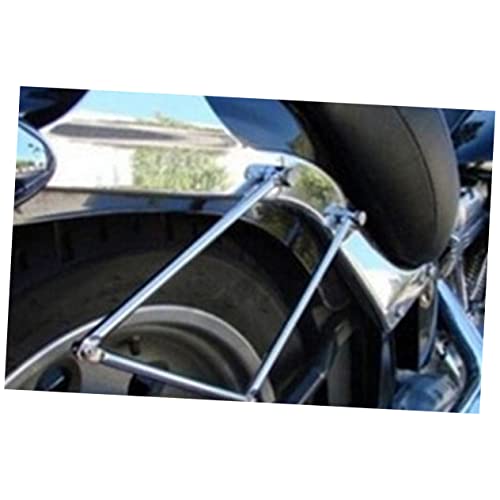 Soporte para alforjas de motocicleta MAGICLULU, rack de soporte de hierro para una sola alforja, fácil de instalar miniatura 3