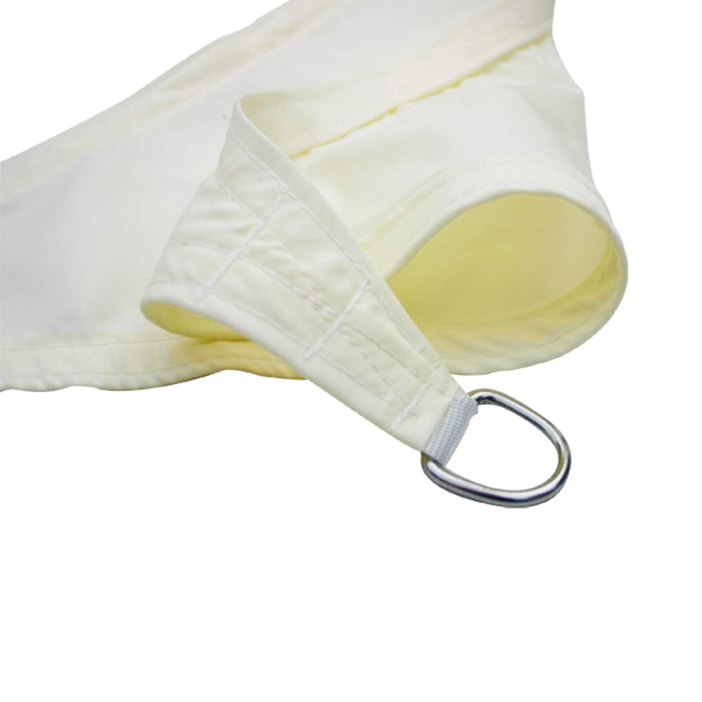 Green Bay Sun Shade Sail Outdoor Garden Patio Party Sunscreen Awning Canopy 98% UV Block Triangle Cream With Free Rope(3x3x3m) — view 2