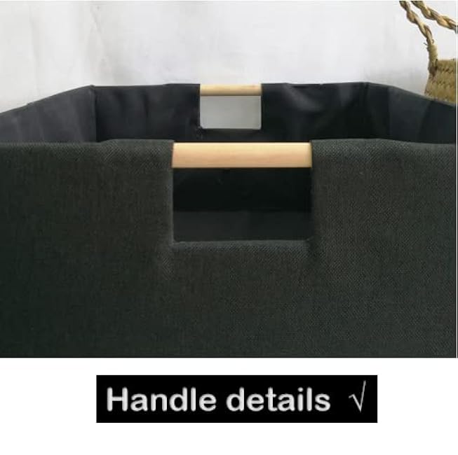 Storage Bin for Shelves Rectangle Closet Baskets Foldable Box with Handles, Gray Storage Bins, Storage Boxes for Home Office Car Dormroom