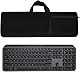 AF-WAN Tragbare, stoßfeste, wasserdichte, staubdichte Neopren-Tastatur-Maus-Tasche/Hülle/Koffer Perfekt für Logitech MX Keys Advanced Wireless Illuminated Keyboard