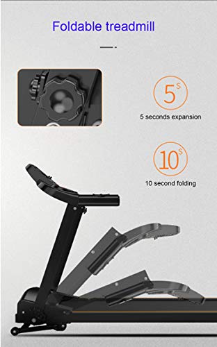 Image of Treadmill Foldable Mechanical Treadmill Multifunction Silent Treadmill HD LED Eye Protection Display Speed Adjustment 0.8-12km /h