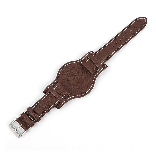 Bracelet de montre vintage en cuir café : le cadeau idéal pour homme