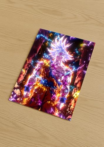 Image of NIJUKA Anime Printed Metal sheet Poster For Home And Room Decoration | For Anime Art Fans Boys And Girls (Briliyant form of UI master)