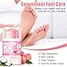HJXUQIME 2pcs 60% Urea Hydrating and Anti-Cracking Foot Cream, 2025 Upgraded Moisturising and Relieves Cracking and Dryness Foot Cream for Dry Cracked Feet And Hands（aloe + peach）