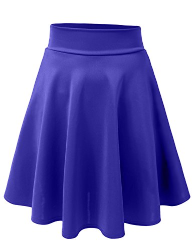 J. LOVNY Women's Stretch A-Line Skater Flared Skirt Made in USA