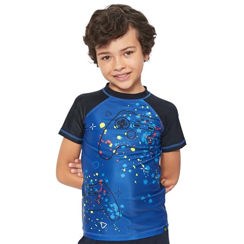 Harry Bear Boys Gaming Console Swim Set Two Piece Swimsuit For Kids Black 8 thumb #3