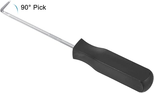 Miniatura 3 de PATIKIL Junta tórica de 90 grados 5.591 in, junta de sello de aceite, herramienta de extracción de destornilladores de precisión, color negro