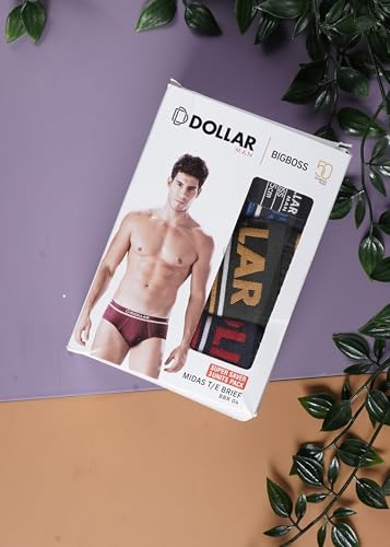 Image of Dollar Bigboss Men's Solid Cotton Brief (Colour May Vary)