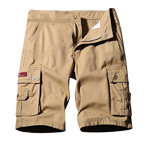 Short chino multipoches homme en coton pour ne plus manquer d'espace en voyage