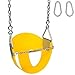 Swing Set Stuff Highback Half Bucket Seat (Yellow) with Chains and Hooks and SSS Logo Sticker