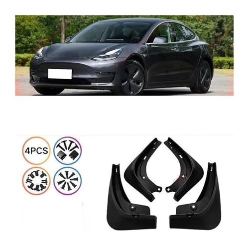 Guardabarros para Tesla Model 3 (2016-2023): Protección premium y ajuste a la medida de tu coche 2