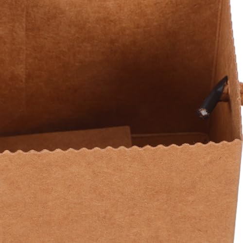 50 Bolsas de Papel Kraft con Asa de Nylon Impermeables de Tamaño Compacto para Ramos 3