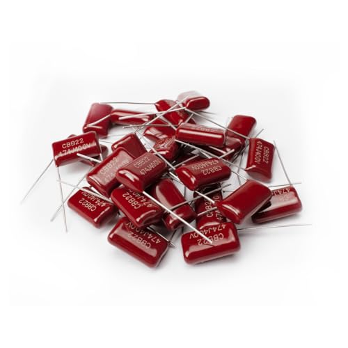 Innfeeltech Condensadores de película metálica de 25 piezas de cbb474 400V 047uf condensadores de corriente continua de polipropileno