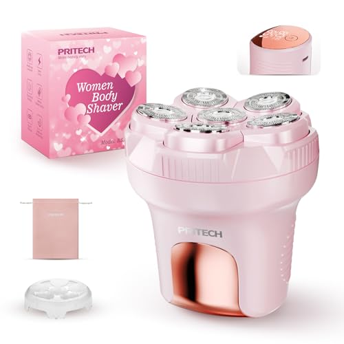 Removedor de vello portátil para cara y piernas con recortadora de bikini wet & dry