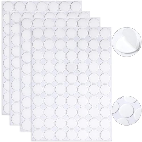JANYUN 280Pcs Sticky Dot Stickers Clear Putty Sticky Tack for Decoration - Detailed View