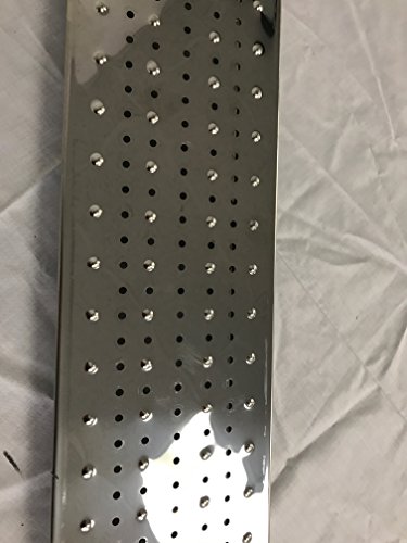 Vodaland Stainless Steel Grate For 4" Trench Drain With Built In Resting Lip 39.4W X 5.4W X .5H #TOP4