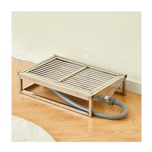 Bac à litière pour chien hygiénique en acier inoxydable 60x40