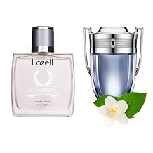عطر Lazell Champion للرجال | Impression by Invitus | ماء تواليت 3.4 أونصة سائلة | عطر شرقي منعش مائي من الحمضيات | رائحة أوروبية مركزة تدوم من 6 إلى 9 ساعات