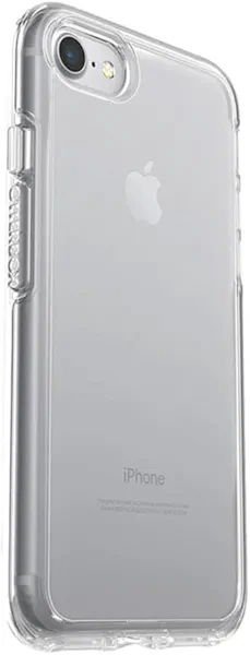 OtterBox iPhone SE 3rd/2nd Gen, iPhone 8 & iPhone 7 (not compatible with Plus sized models) Symmetry Series Case- CLEAR, ultra-sleek, wireless charging compatible, raised edges protect camera & screen